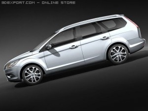 Focus Estate 2009 3Dモデル