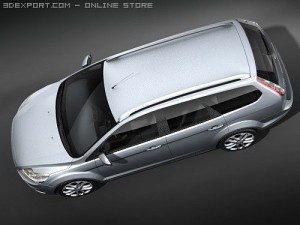 Focus Estate 2009 3Dモデル