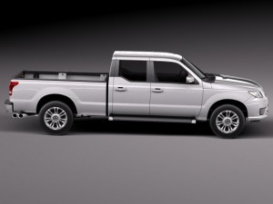 Generic Average Pickup 2015 3D मॉडल