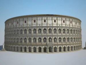 Colosseum New Undamaged 3D Model