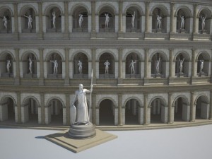 Colosseum New Undamaged 3D Model
