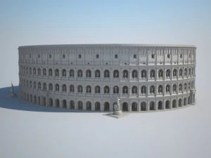 Colosseum New Undamaged 3D Model