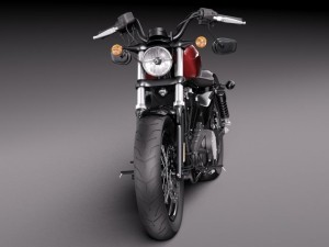 Harley Davidson Sportster Forty Eight 2015 Modelo 3D