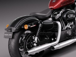 Harley Davidson Sportster Forty Eight 2015 Modelo 3D
