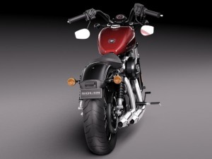 Harley Davidson Sportster Forty Eight 2015 Modelo 3D