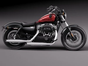 Harley Davidson Sportster quarenta e oito 2015 Modelo 3D