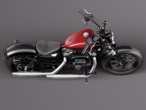 Harley Davidson Sportster Forty Eight 2015 Modelo 3D