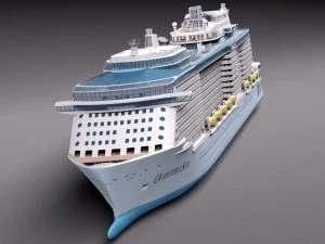 Quantum of the Seas Cruise Ship 3D Model
