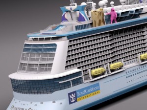Quantum of the Seas Cruise Ship Modelo 3D