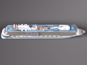 Quantum of the Seas Cruise Ship Modelo 3D