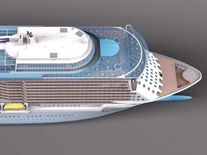Quantum of the Seas Cruise Ship 3D Model