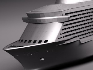 Quantum of the Seas Cruise Ship Modelo 3D