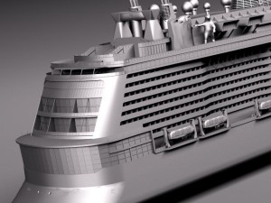 Quantum of the Seas Cruise Ship Modelo 3D