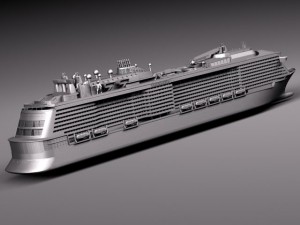 Quantum of the Seas Cruise Ship Modelo 3D