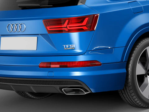 Audi Q7 2016 3D Model