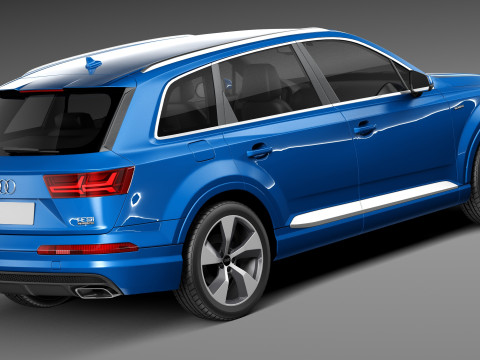 Audi Q7 2016 3D 모델