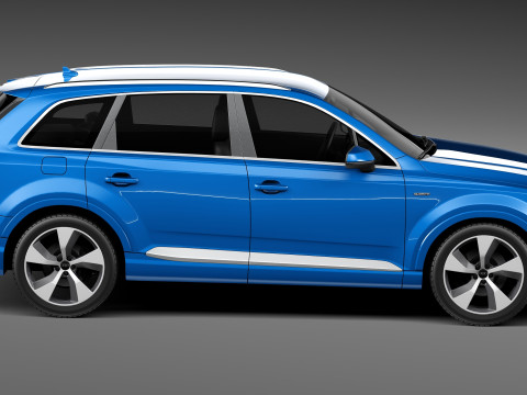 Audi Q7 2016 3D 모델