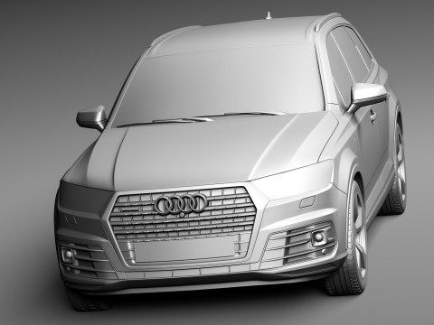 Audi Q7 2016 3D 모델