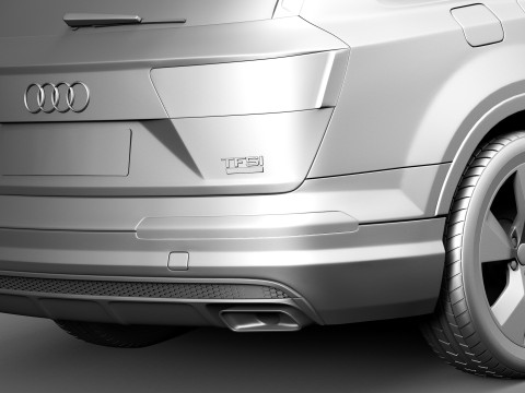 Audi Q7 2016 3D 모델