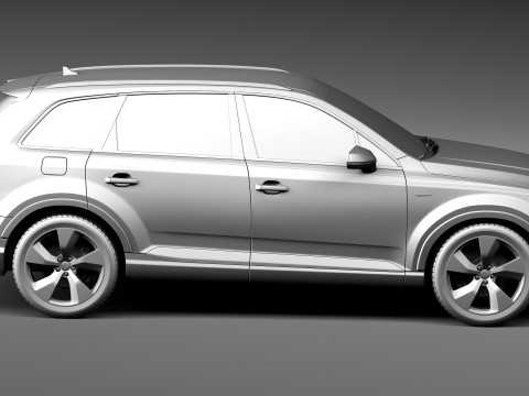 Audi Q7 2016 3D 모델