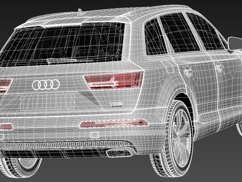 Audi Q7 2016 3D 모델