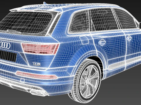 Audi Q7 2016 3D Model