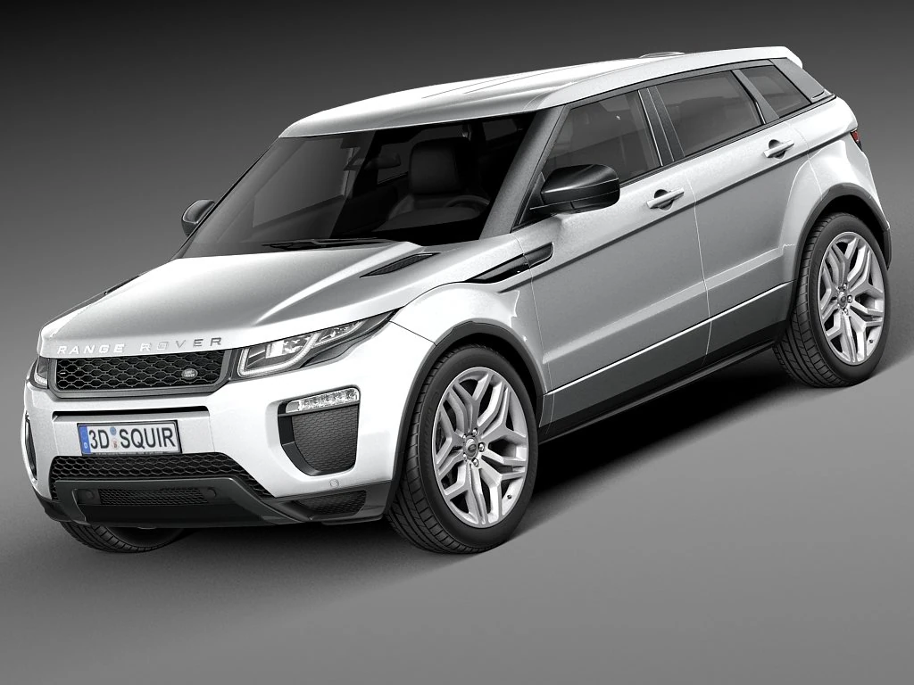 Range Rover Evoque 5-door 2016 3D Model .c4d .max .obj .3ds .fbx .stl .blend 