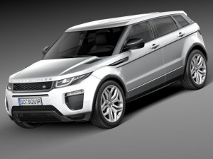Range Rover Evoque 5-door 2016 3D Model