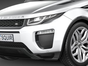 Range Rover Evoque 5-door 2016 3D 模型