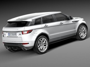 Range Rover Evoque 5-door 2016 3D 模型