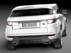 Range Rover Evoque 5-door 2016 3D 模型