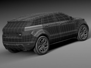 Range Rover Evoque 5-door 2016 3D 模型