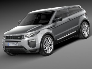 Range Rover Evoque 3-door 2016 3D Model