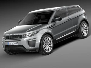 Range Rover Evoque 3 portas 2016 Modelo 3D
