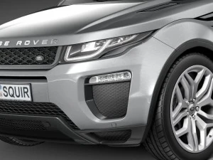 Range Rover Evoque 3-door 2016 3D Model