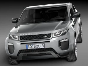 Range Rover Evoque 3-door 2016 3D Model