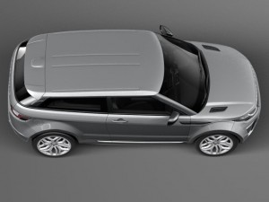 Range Rover Evoque 3-door 2016 3D Модель