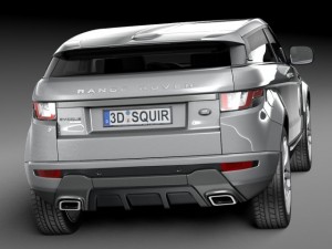 Range Rover Evoque 3-door 2016 3D Модель