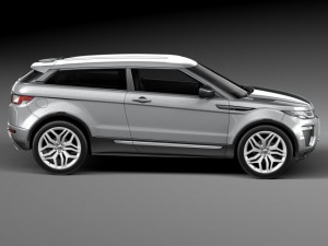 Range Rover Evoque 3-door 2016 3D Модель