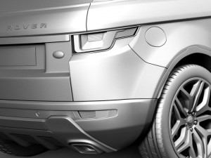 Range Rover Evoque 3-door 2016 3D Модель
