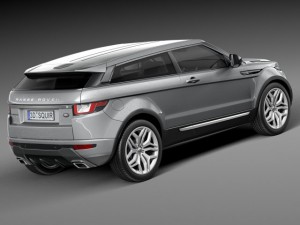 Range Rover Evoque 3-door 2016 3D Модель