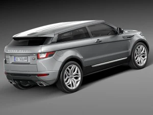 Range Rover Evoque 3-door 2016 3D Model