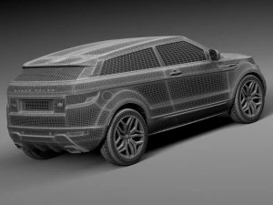Range Rover Evoque 3-door 2016 3D Model