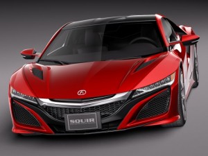 Acura NSX 2016 3D Model