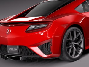 Acura NSX 2016 3D Model