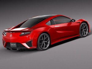 Acura NSX 2016 3D Model