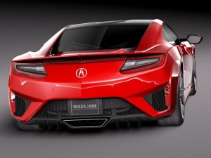 Acura NSX 2016 3D Model