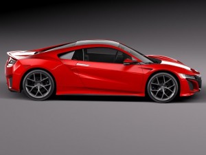 Acura NSX 2016 3D Model