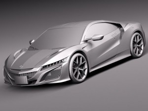 Acura NSX 2016 3D Model