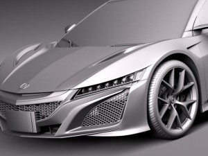 Acura NSX 2016 3D Model
